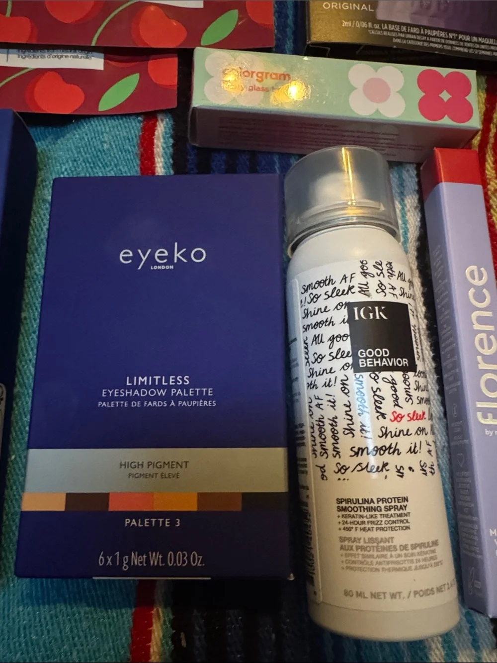 Eyeko Limitless Eyeshadow Palette bundle mascara brow lip combo urban decay lot